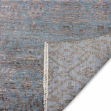 Leslie Hand Knotted Woollen And Viscose Rug