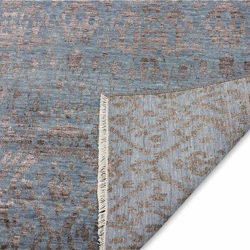 Leslie Hand Knotted Woollen And Viscose Rug
