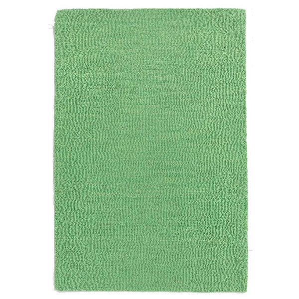 Color Me Hand Tufted Green Woollen Rug