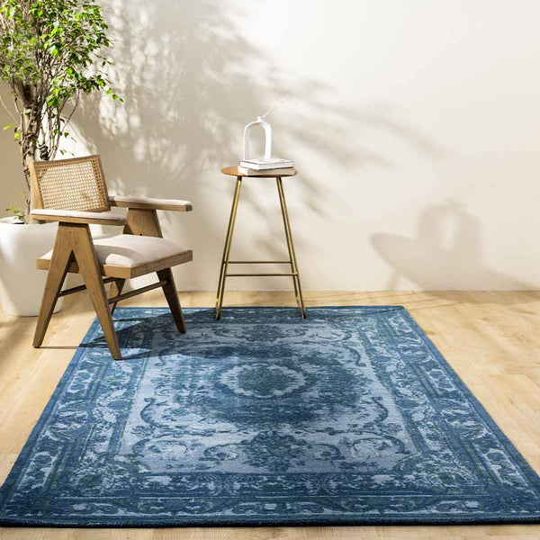 Albus Printed and Hand Tufted Woolen Rug