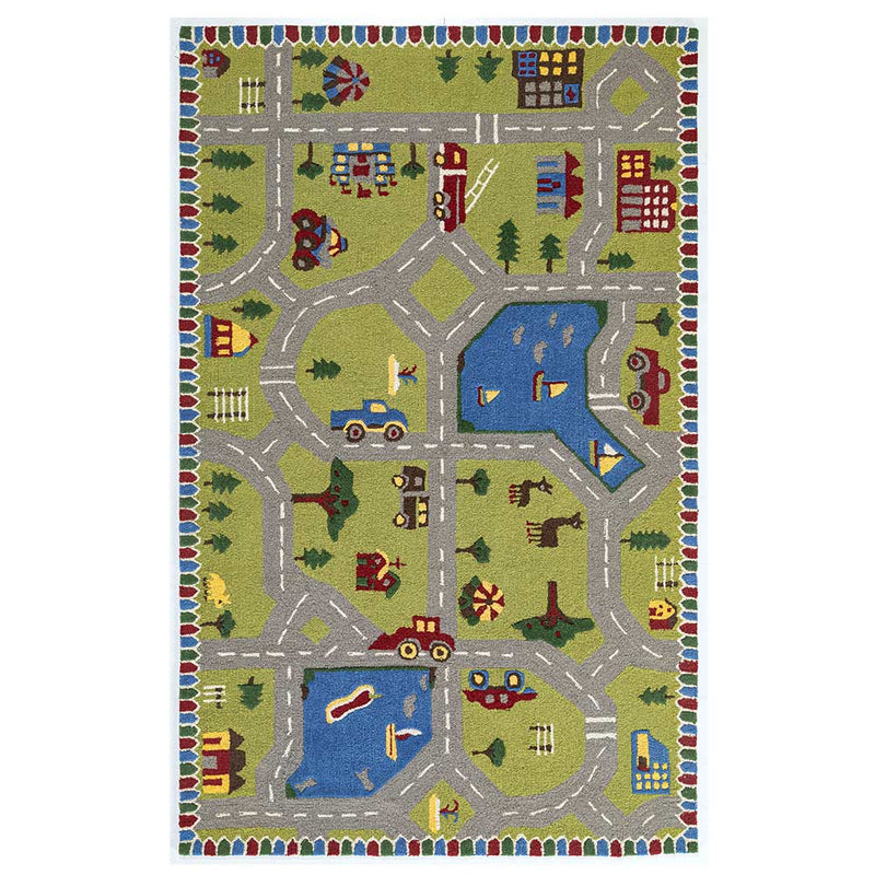 Tiny Town Hand Tufted Woollen Rug