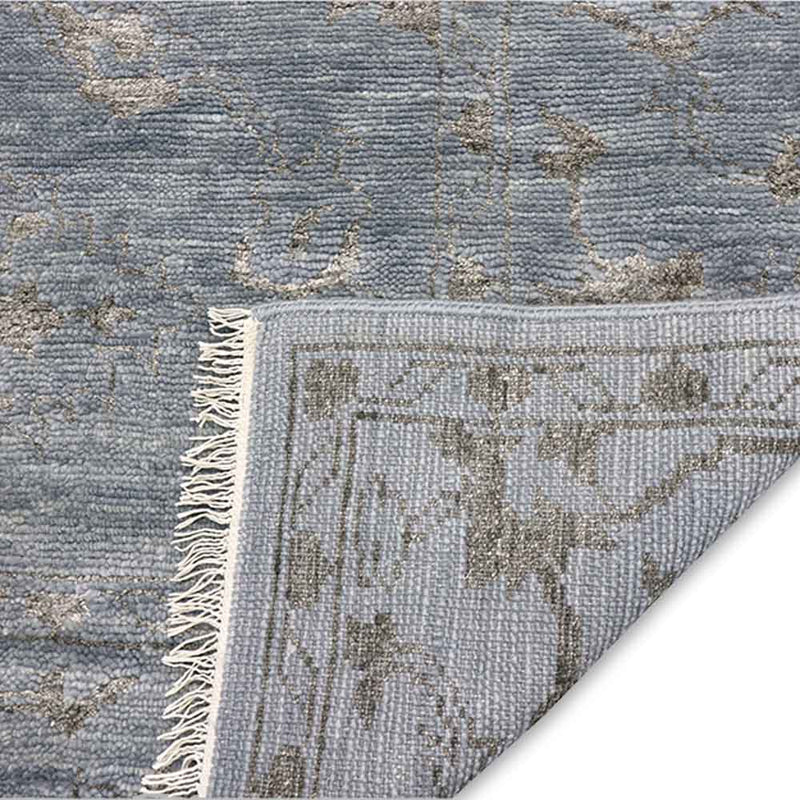 Sam Hand Knotted Woollen And Viscose Rug