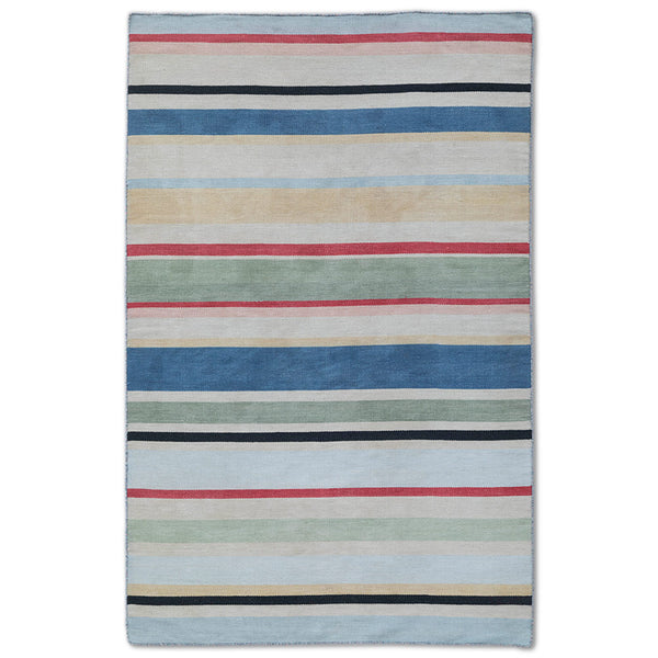 Stripe Hand Woven Jute Dhurrie