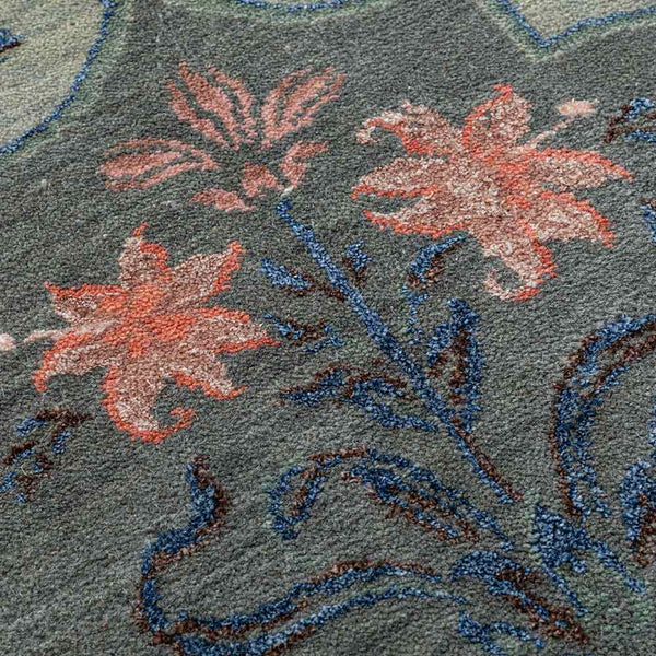 Gulmohar Hand Knotted Woollen Rug