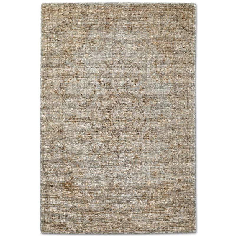 Marian Handloom Printed Woollen and Viscose rug