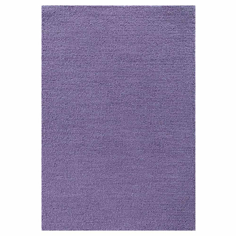 Color Me Hand Tufted Purple Woollen Rug