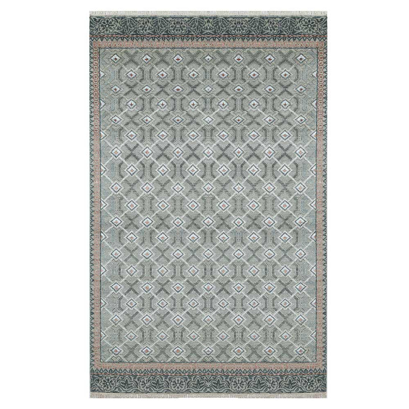 Khisht Hand Knotted Woollen Rug