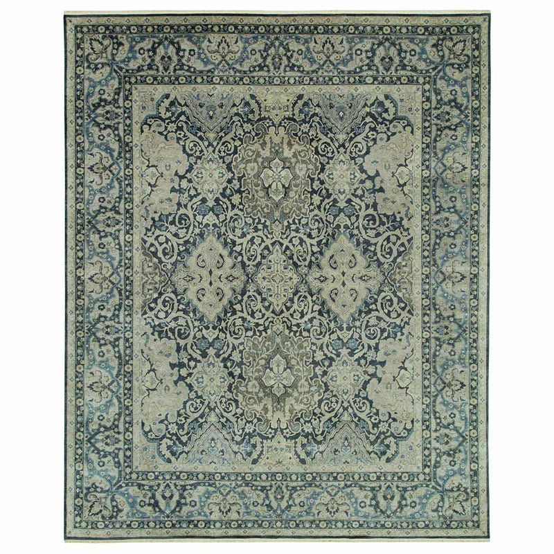 Laver Kirman Hand Knotted Woollen Rug