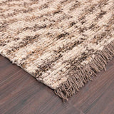 Feathers Hand Woven Woollen Plush Rug