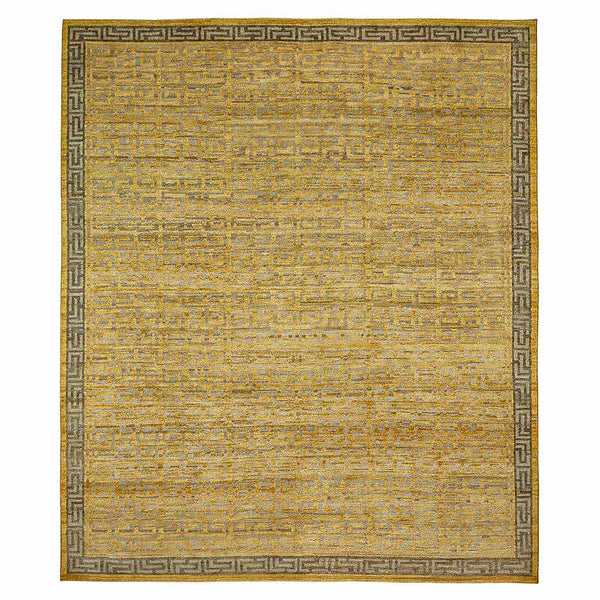 Zhara Maze Hand Knotted Woollen Rug