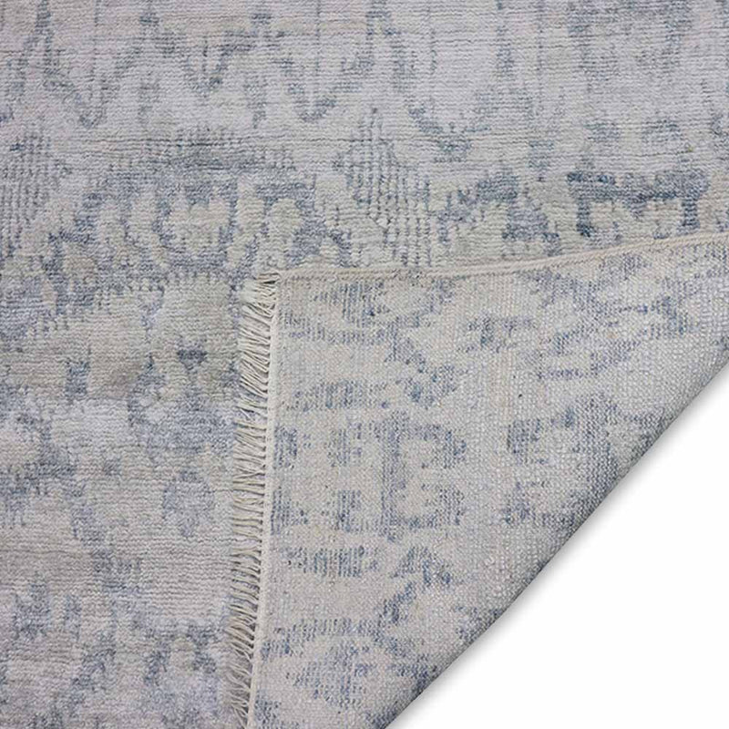 Farsh Hand Knotted Woollen And Viscose Rug