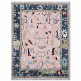 Rosalie Hand Knotted Woollen And Viscose Rug