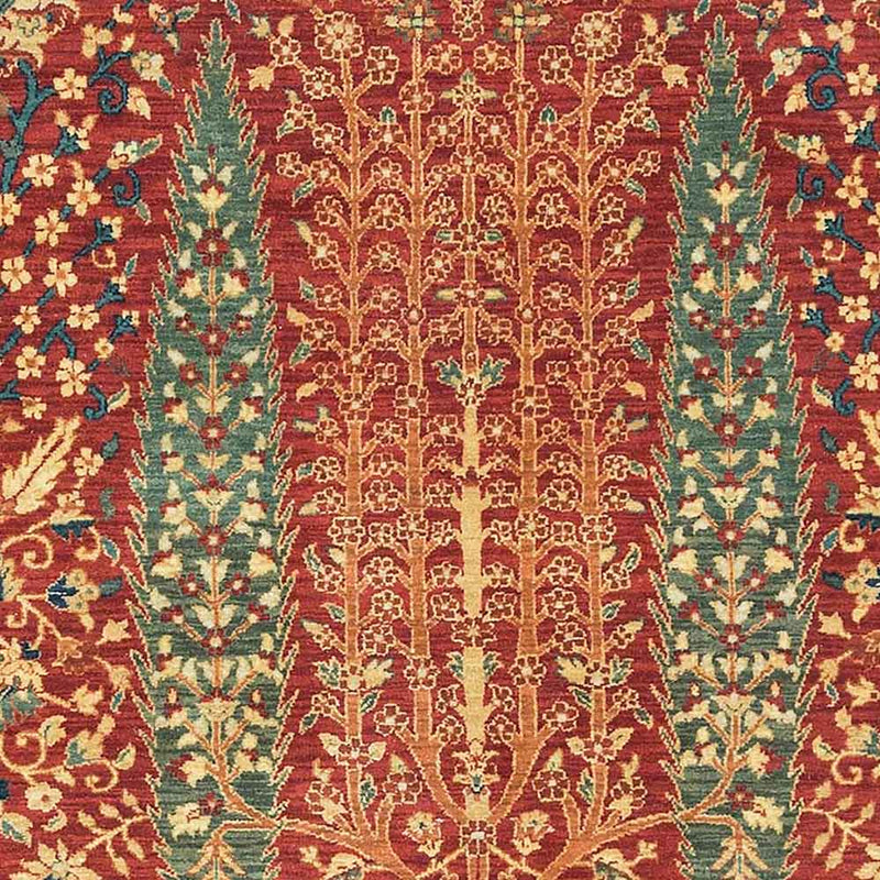 Tree Of Life Hand Knotted Woollen Rug