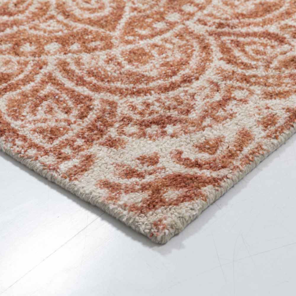 Mandala Cd Hand Tufted Printed Viscose Rug