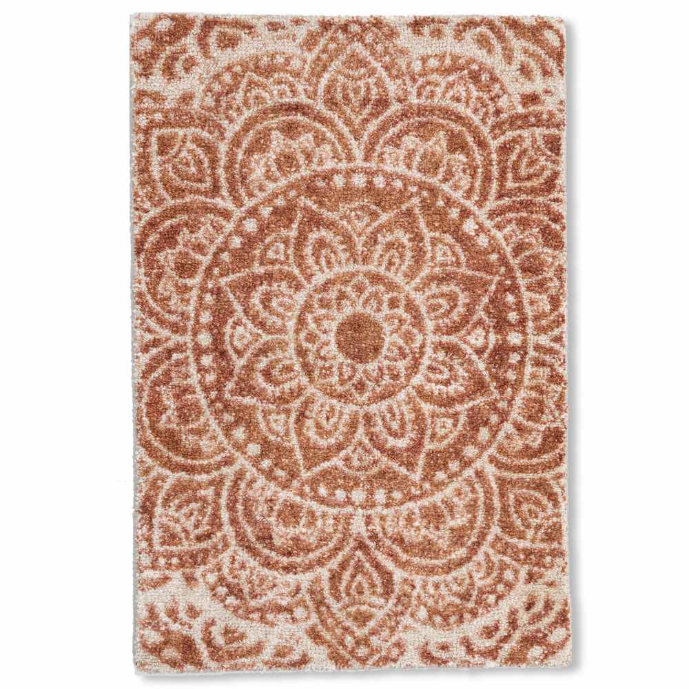Mandala Cd Hand Tufted Printed Viscose Rug