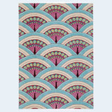 Sisco-V Hand Tufted Woollen and Viscose Rug