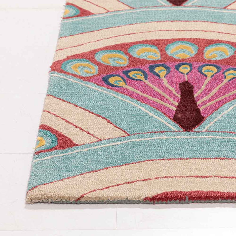 Sisco-V Hand Tufted Woollen and Viscose Rug