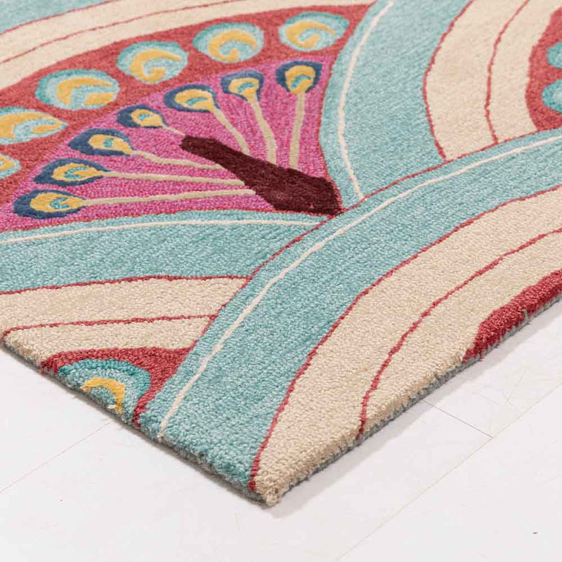 Sisco-V Hand Tufted Woollen and Viscose Rug