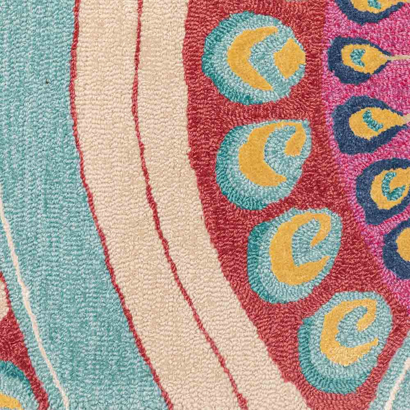 Sisco-V Hand Tufted Woollen and Viscose Rug