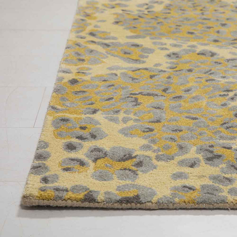 Leopard Love-R Hand Tufted Woollen and Viscose Rug