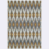 Ikat-B Hand Tufted Woollen and VIscose Rug