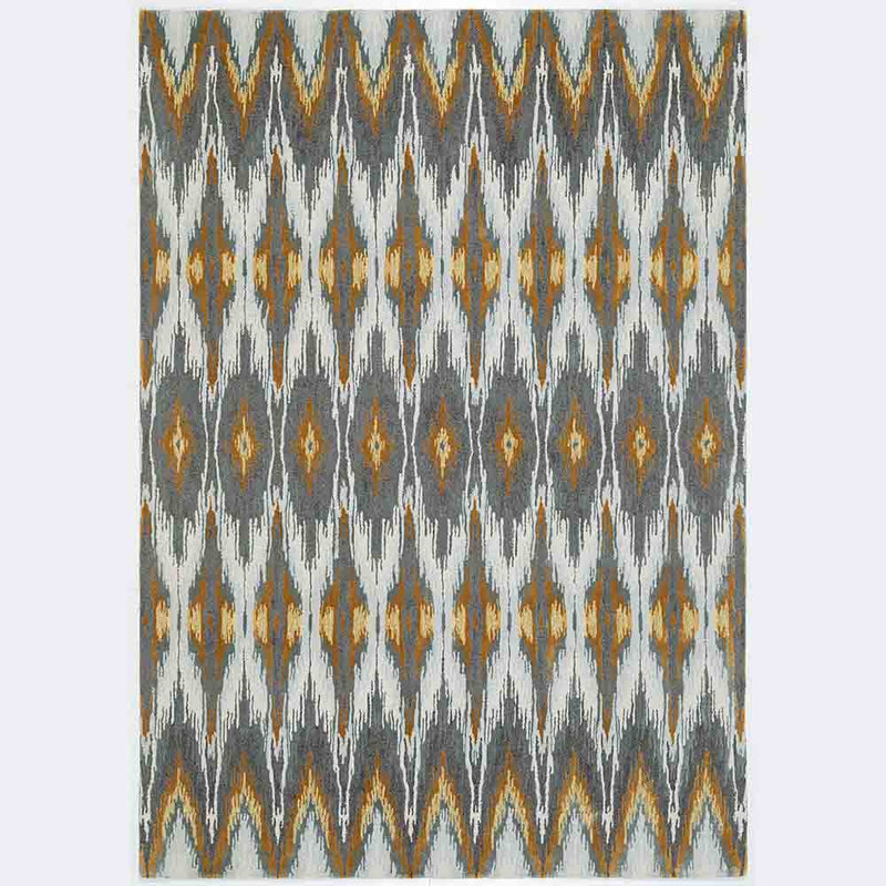 Ikat-B Hand Tufted Woollen and VIscose Rug