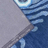 Peacock Feather-L Hand Tufted Woollen and VIscose Rug