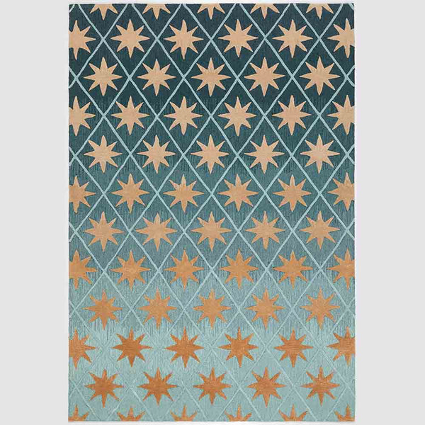 Stars-C Hand Tufted Woollen and Viscose Rug