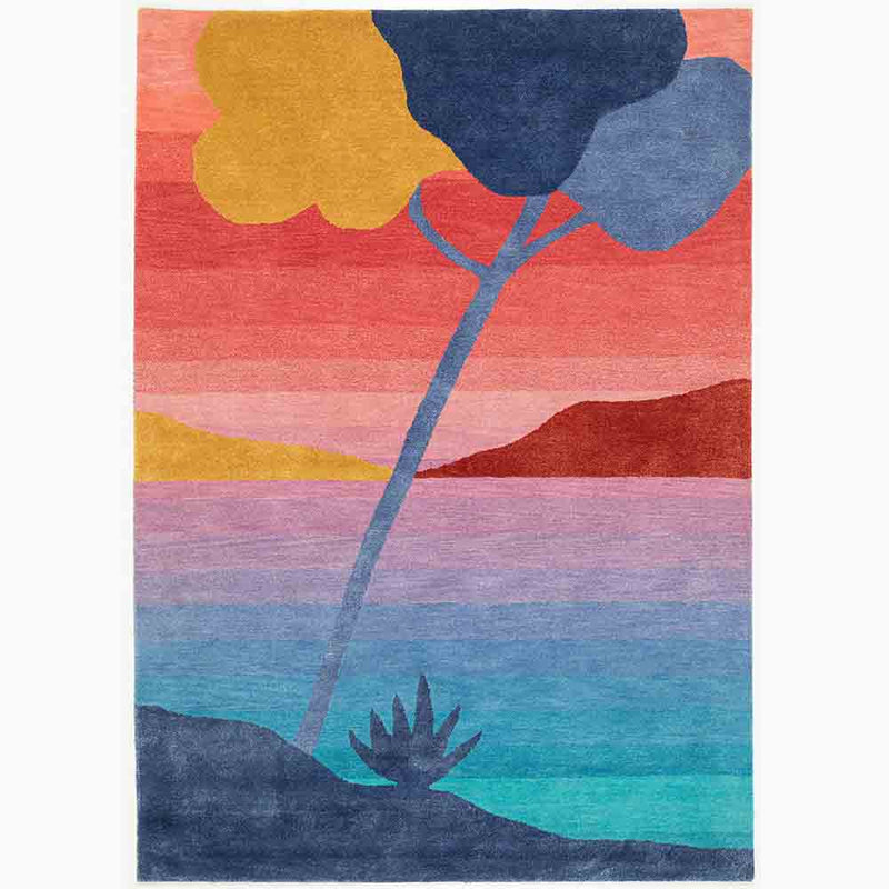 Sunset-M Hand Tufted Woollen and VIscose Rug