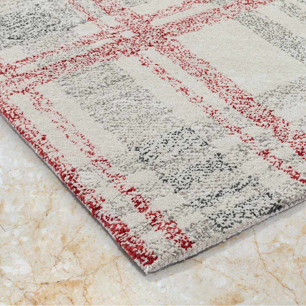 Check-N Hand Tufted Woollen Rug