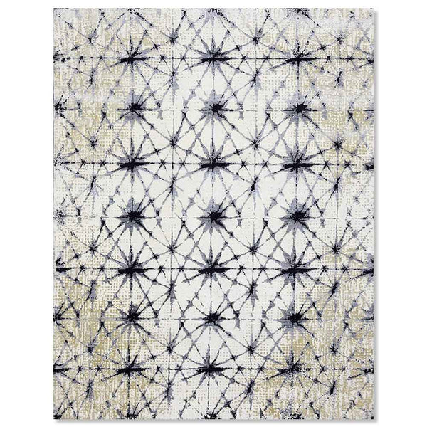 Mansk Hand Knotted Wool,  Bamboo Silk and cotton rug