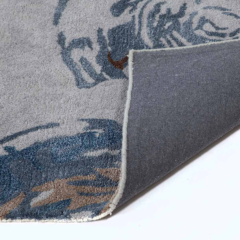 Zariya Hand Tufted Woollen And Viscose Rug