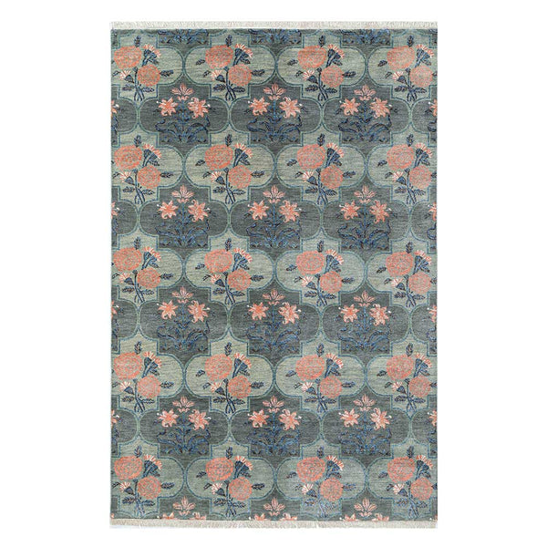 Gulmohar Hand Knotted Woollen Rug