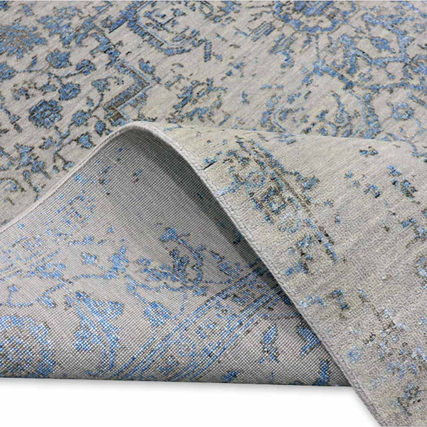 Luca Hand Knotted Woollen And Viscose Rug