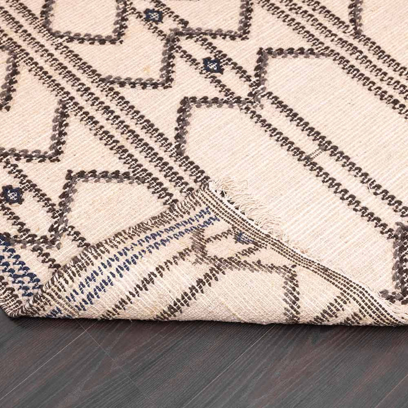 Porticos Hand Woven Woollen and Jute Dhurrie