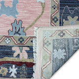 Rosalie Hand Knotted Woollen And Viscose Rug