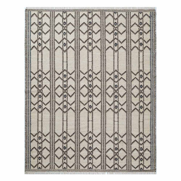 Porticos Hand Woven Woollen and Jute Dhurrie