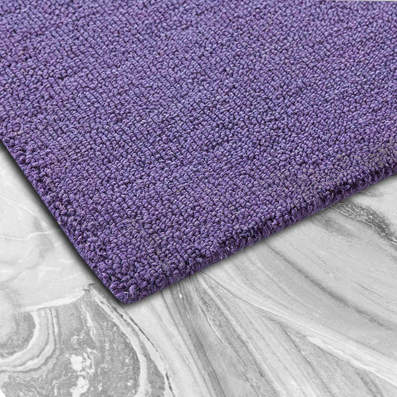 Color Me Hand Tufted Purple Woollen Rug