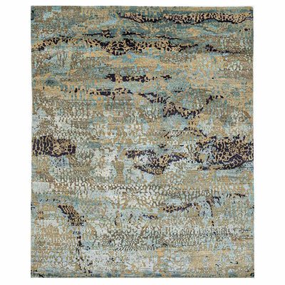 Tangle Hand Knotted Woollen and Viscose Rug