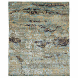 Tangle Hand Knotted Woollen and Viscose Rug
