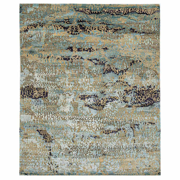 Tangle Hand Knotted Woollen and Viscose Rug