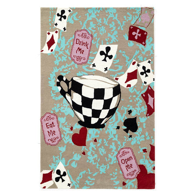 Tea Party Hand Tufted Woolen Rug By Anita Dalmia