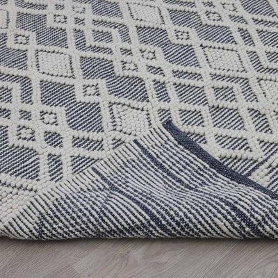 Geometric Hand Loom Recycled Polyester Rug