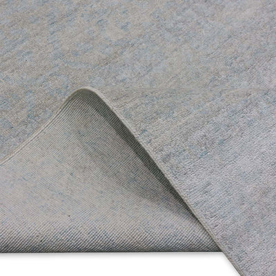 Quasha Hand Knotted Woollen And Viscose Rug