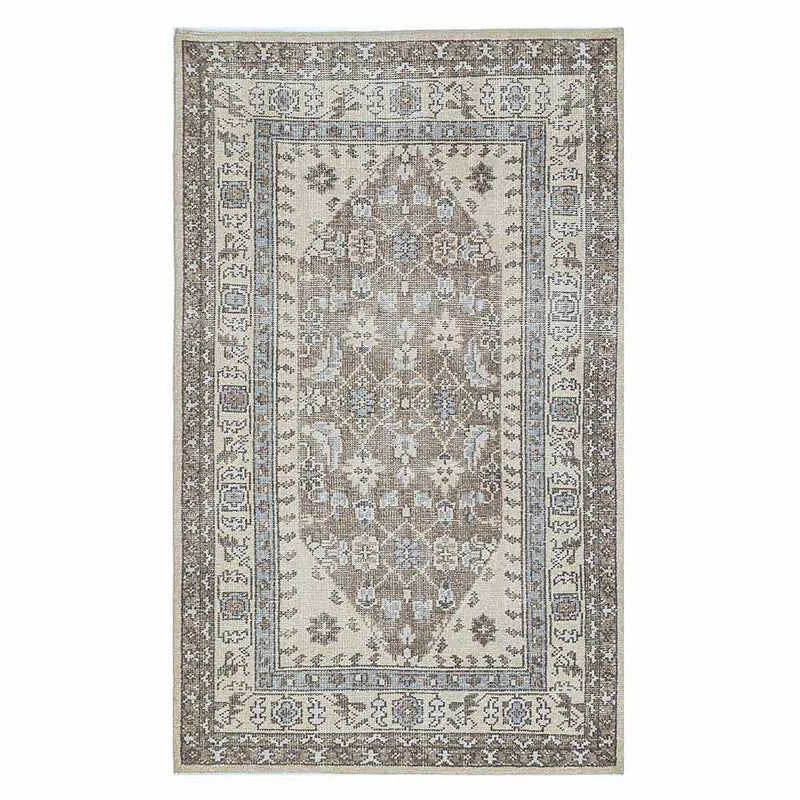 Pierce Hand Knotted Woollen and Cotton Rug