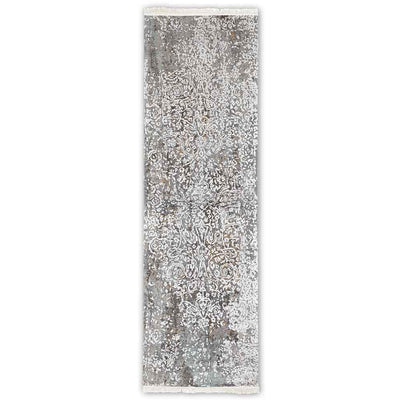 Rani-V Hand Knotted Woollen and Viscose Runner