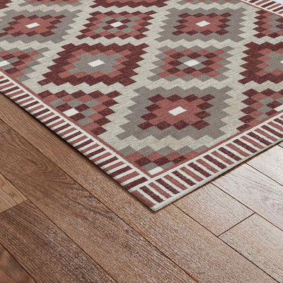 Mosiacc Hand Woven Woollen Dhurrie