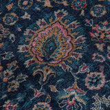 Vasyl Blue Hand Knotted Silk and Woollen Rug By JJ Valaya