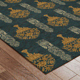 Runner Hand Knotted Woollen and Viscose Rug By Anita Dalmia