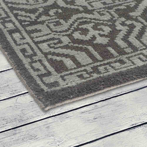 Yamchi Hand Knotted Woollen and Recycled Silk Rug